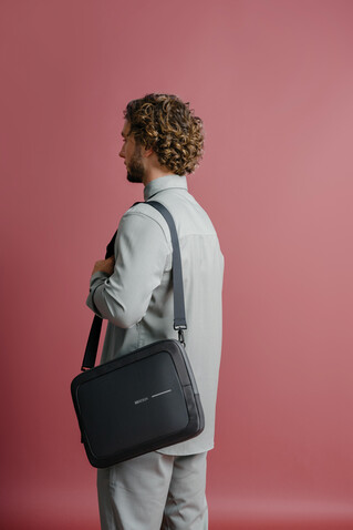 XD Design 16&quot; Laptop Tasche schwarz, grau bedrucken, Art.-Nr. P706.231