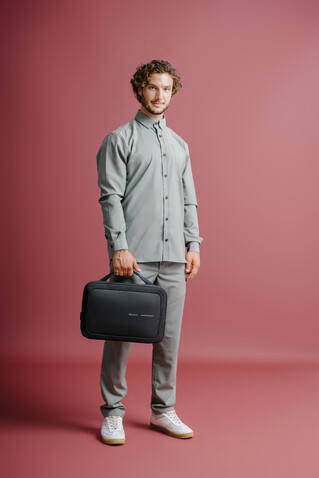 XD Design 16&quot; Laptop Tasche schwarz, grau bedrucken, Art.-Nr. P706.231