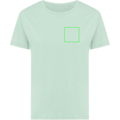 IQONIQ Yala Damen T-Shirt aus recycelter Baumwolle crushed mint bedrucken, Art.-Nr. T4100.037.L IQONIQ Yala Damen T-Shirt aus recycelter Baumwolle crushed mint bedrucken, Art.-Nr. T4100.037.L