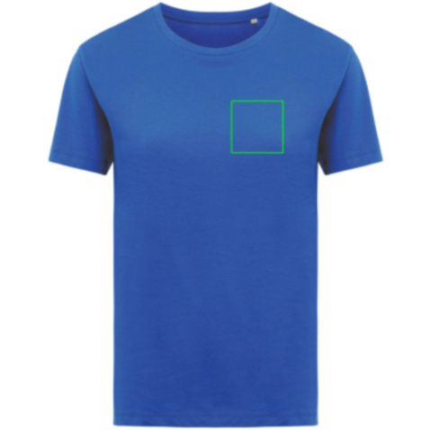 IQONIQ Yala Damen T-Shirt aus recycelter Baumwolle Königsblau bedrucken, Art.-Nr. T4100.025.XXL