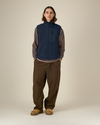 Liner - Die Unisex-Sherpaweste - French Navy - XXS bedrucken, Art.-Nr. STJU249C7272S