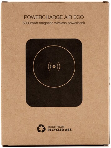 BrandCharger Powercharge Air kabellose Powerbank – Schwarz bedrucken, Art.-Nr. 001999097_1306463