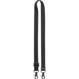 BrandCharger Calix Lanyard – Schwarz bedrucken, Art.-Nr. 001999999_1306464