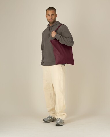 Light Tote Bag - Das leichte gewebte Tote Bag - Burgundy - OS bedrucken, Art.-Nr. STAU773C244OS