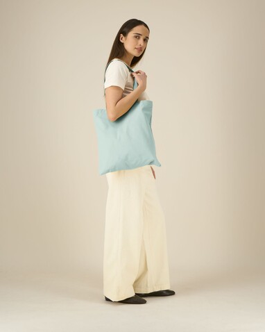 Light Tote Bag - Das leichte gewebte Tote Bag - Caribbean Blue - OS bedrucken, Art.-Nr. STAU773C724OS