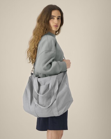Duffle Bag - Die Canvas-Reisetasche - Heather Grey - OS bedrucken, Art.-Nr. STAU892C250OS