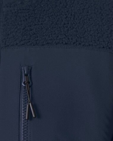 Brooker - Die Relaxed Unisex-Sherpajacke - French Navy - 3XL bedrucken, Art.-Nr. STJU248C7273X