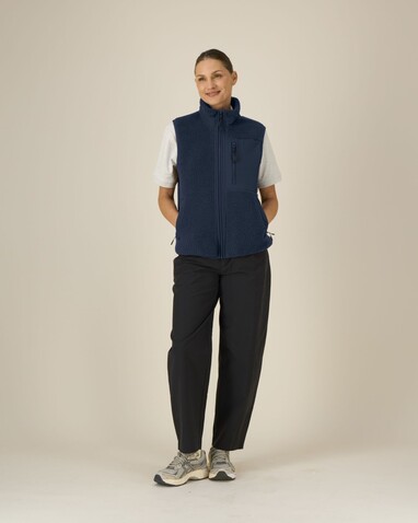 Liner - Die Unisex-Sherpaweste - French Navy - L bedrucken, Art.-Nr. STJU249C7271L