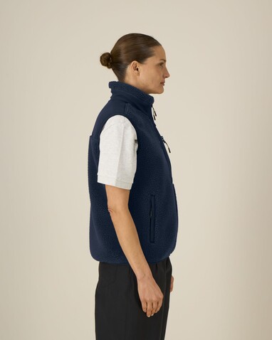 Liner - Die Unisex-Sherpaweste - French Navy - XXL bedrucken, Art.-Nr. STJU249C7272X