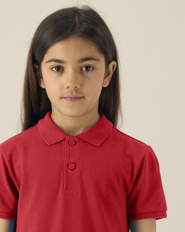 Mini Sprinter - Das Iconic Kinder-Polo - Red - 3-4/98-104cm bedrucken, Art.-Nr. STPK908C00403