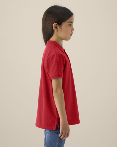 Mini Sprinter - Das Iconic Kinder-Polo - Red - 9-11/134-146cm bedrucken, Art.-Nr. STPK908C00409