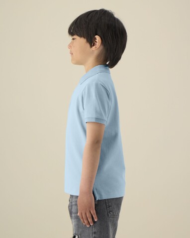 Mini Sprinter - Das Iconic Kinder-Polo - Sky blue - 9-11/134-146cm bedrucken, Art.-Nr. STPK908C23209