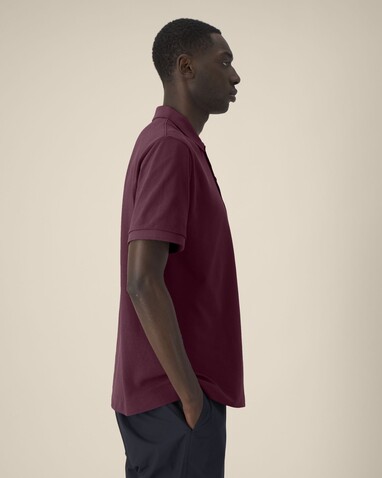 Prepster 2.0 - Das Unisex-Polo - Deep Plum - S bedrucken, Art.-Nr. STPU222C1511S
