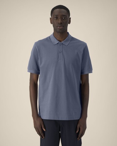 Prepster 2.0 - Das Unisex-Polo - Blue Grey - XL bedrucken, Art.-Nr. STPU222C1561X Prepster 2.0 - Das Unisex-Polo - Blue Grey - XL bedrucken, Art.-Nr. STPU222C1561X