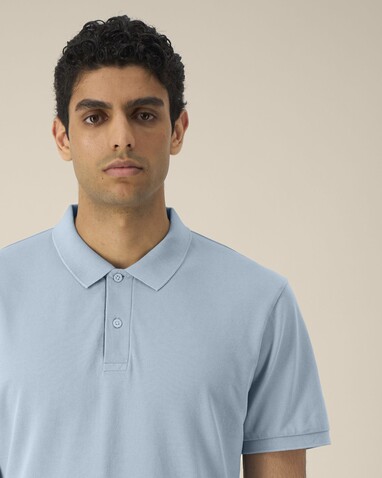 Coaster Vintage - Das Garment-Dyed Unisex-Polo - G. Dyed Blue Stone - XS bedrucken, Art.-Nr. STPU252C732XS