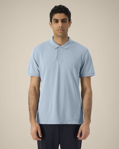 Coaster Vintage - Das Garment-Dyed Unisex-Polo - G. Dyed Blue Stone - XS bedrucken, Art.-Nr. STPU252C732XS