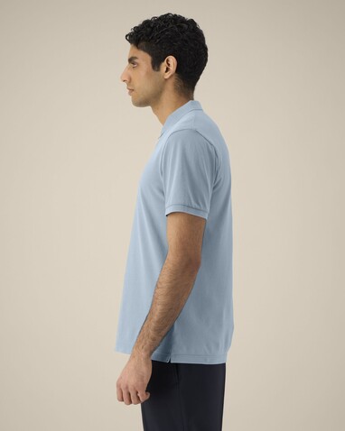 Coaster Vintage - Das Garment-Dyed Unisex-Polo - G. Dyed Blue Stone - XS bedrucken, Art.-Nr. STPU252C732XS