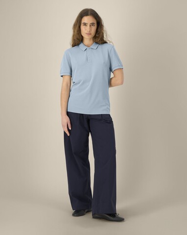Coaster Vintage - Das Garment-Dyed Unisex-Polo - G. Dyed Blue Stone - XS bedrucken, Art.-Nr. STPU252C732XS