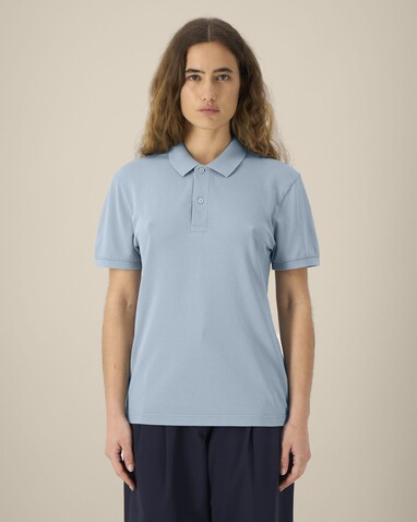 Coaster Vintage - Das Garment-Dyed Unisex-Polo - G. Dyed Blue Stone - M bedrucken, Art.-Nr. STPU252C7321M