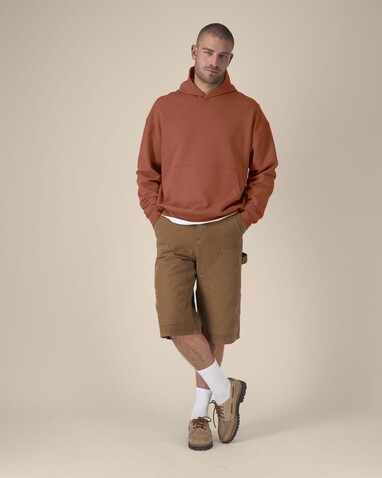 Chaser - Der Relaxed Unisex-Hoodie - Heritage Brown - L bedrucken, Art.-Nr. STSU077C7301L
