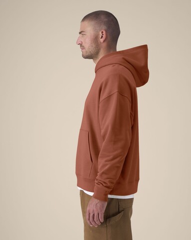 Chaser - Der Relaxed Unisex-Hoodie - Heritage Brown - L bedrucken, Art.-Nr. STSU077C7301L