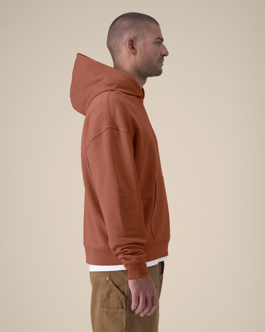 Chaser - Der Relaxed Unisex-Hoodie - Heritage Brown - L bedrucken, Art.-Nr. STSU077C7301L