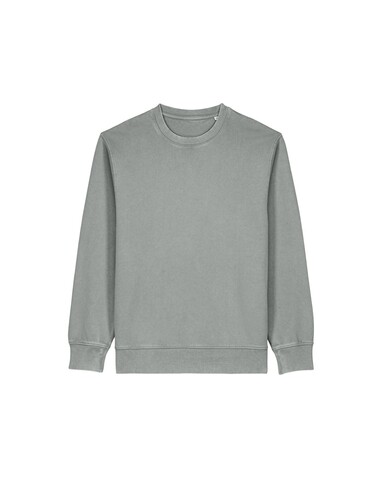 Matcher Vintage - Das Garment-Dyed Rundhals-Unisex-Sweatshirt aus French Terry - G. Dyed Misty Grey - XL bedrucken, Art.-Nr. STSU085C1571X