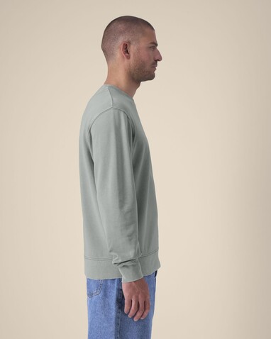 Matcher Vintage - Das Garment-Dyed Rundhals-Unisex-Sweatshirt aus French Terry - G. Dyed Misty Grey - XL bedrucken, Art.-Nr. STSU085C1571X