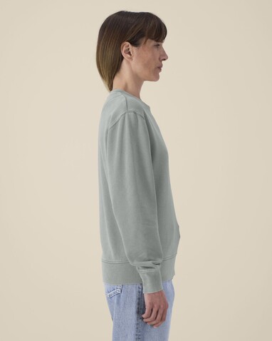 Matcher Vintage - Das Garment-Dyed Rundhals-Unisex-Sweatshirt aus French Terry - G. Dyed Misty Grey - XL bedrucken, Art.-Nr. STSU085C1571X