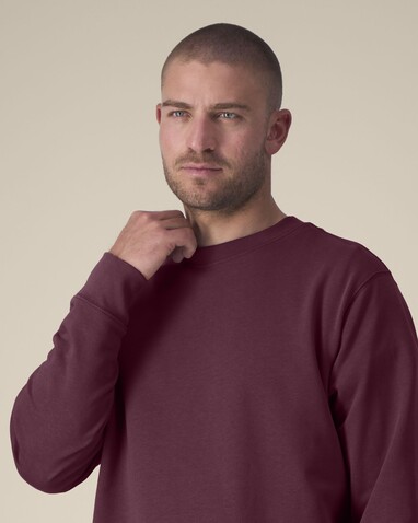Changer 2.0 - Das Iconic Rundhals-Unisex-Sweatshirt - Deep Plum - XL bedrucken, Art.-Nr. STSU178C1511X