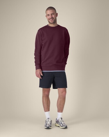 Changer 2.0 - Das Iconic Rundhals-Unisex-Sweatshirt - Deep Plum - XS bedrucken, Art.-Nr. STSU178C151XS