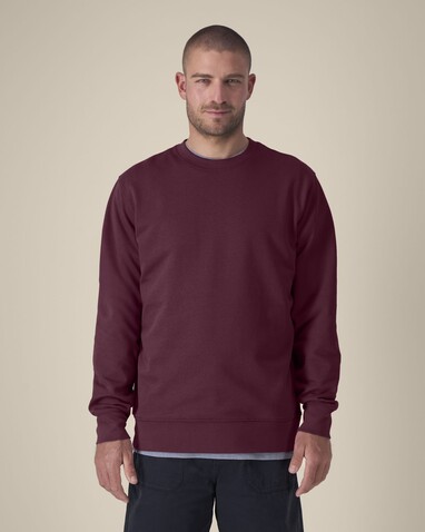 Changer 2.0 - Das Iconic Rundhals-Unisex-Sweatshirt - Deep Plum - XS bedrucken, Art.-Nr. STSU178C151XS