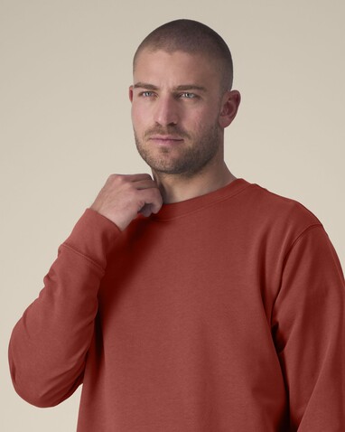 Changer 2.0 - Das Iconic Rundhals-Unisex-Sweatshirt - Earthy Red - XL bedrucken, Art.-Nr. STSU178C1501X