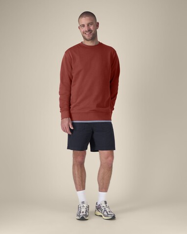 Changer 2.0 - Das Iconic Rundhals-Unisex-Sweatshirt - Earthy Red - 3XL bedrucken, Art.-Nr. STSU178C1503X