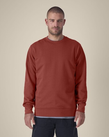 Changer 2.0 - Das Iconic Rundhals-Unisex-Sweatshirt - Earthy Red - S bedrucken, Art.-Nr. STSU178C1501S
