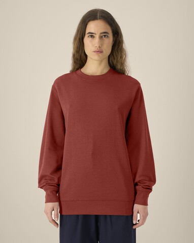 Changer 2.0 - Das Iconic Rundhals-Unisex-Sweatshirt - Earthy Red - M bedrucken, Art.-Nr. STSU178C1501M