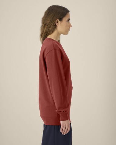 Changer 2.0 - Das Iconic Rundhals-Unisex-Sweatshirt - Earthy Red - L bedrucken, Art.-Nr. STSU178C1501L
