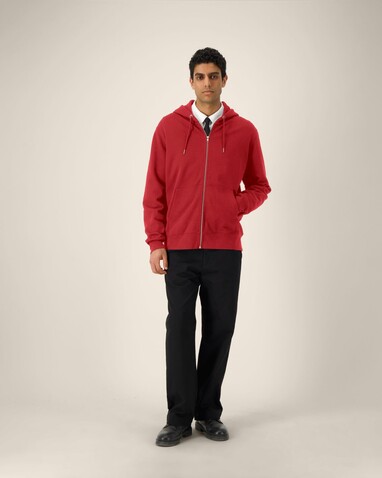 Cultivator 2.0 - Der Iconic Unisex-Zip-Hoodie - Red - 3XL bedrucken, Art.-Nr. STSU179C0043X