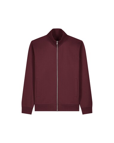 Trailer 2.0 - Das Unisex-Sweatshirt mit Reißverschluss und Stehkragen - Burgundy - 5XL bedrucken, Art.-Nr. STSU253C2445X