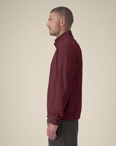 Trailer 2.0 - Das Unisex-Sweatshirt mit Reißverschluss und Stehkragen - Burgundy - 3XL bedrucken, Art.-Nr. STSU253C2443X