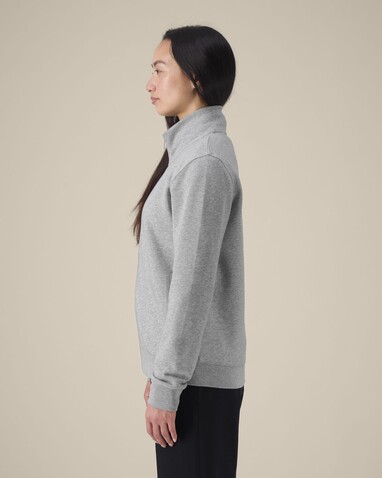 Trailer 2.0 - Das Unisex-Sweatshirt mit Reißverschluss und Stehkragen - Heather Grey - L bedrucken, Art.-Nr. STSU253C2501L Trailer 2.0 - Das Unisex-Sweatshirt mit Reißverschluss und Stehkragen - Heather Grey - L bedrucken, Art.-Nr. STSU253C2501L