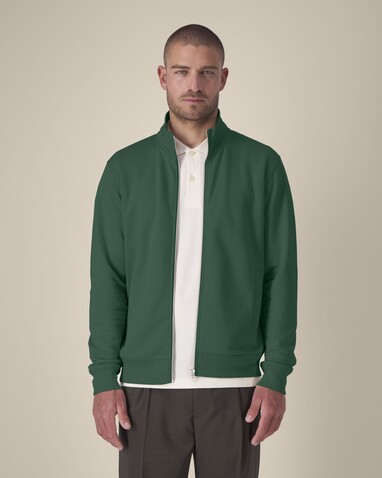 Trailer 2.0 - Das Unisex-Sweatshirt mit Reißverschluss und Stehkragen - Bottle Green - 3XL bedrucken, Art.-Nr. STSU253C2243X Trailer 2.0 - Das Unisex-Sweatshirt mit Reißverschluss und Stehkragen - Bottle Green - 3XL bedrucken, Art.-Nr. STSU253C2243X
