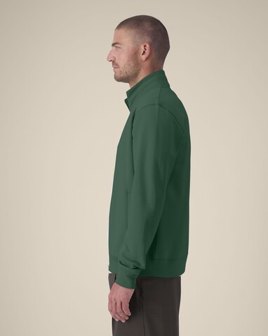 Trailer 2.0 - Das Unisex-Sweatshirt mit Reißverschluss und Stehkragen - Bottle Green - XXL bedrucken, Art.-Nr. STSU253C2242X