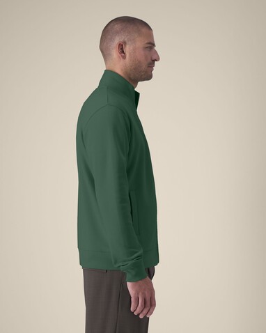 Trailer 2.0 - Das Unisex-Sweatshirt mit Reißverschluss und Stehkragen - Bottle Green - 4XL bedrucken, Art.-Nr. STSU253C2244X Trailer 2.0 - Das Unisex-Sweatshirt mit Reißverschluss und Stehkragen - Bottle Green - 4XL bedrucken, Art.-Nr. STSU253C2244X