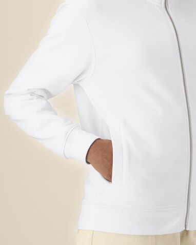 Trailer 2.0 - Das Unisex-Sweatshirt mit Reißverschluss und Stehkragen - White - 5XL bedrucken, Art.-Nr. STSU253C0015X