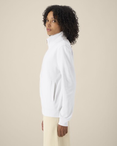 Trailer 2.0 - Das Unisex-Sweatshirt mit Reißverschluss und Stehkragen - White - S bedrucken, Art.-Nr. STSU253C0011S Trailer 2.0 - Das Unisex-Sweatshirt mit Reißverschluss und Stehkragen - White - S bedrucken, Art.-Nr. STSU253C0011S