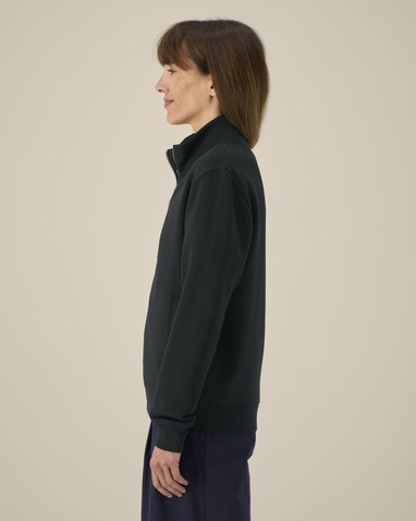 Trailer 2.0 - Das Unisex-Sweatshirt mit Reißverschluss und Stehkragen - Black - S bedrucken, Art.-Nr. STSU253C0021S