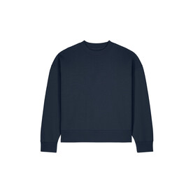 Ryler - Das Boxy Rundhals-Unisex-Sweatshirt aus recycelter Baumwolle - French Navy - 3XL bedrucken, Art.-Nr. STSU255C7273X