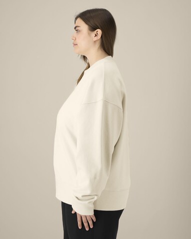Ryler - Das Boxy Rundhals-Unisex-Sweatshirt aus recycelter Baumwolle - Natural Raw - XXS bedrucken, Art.-Nr. STSU255C0542S Ryler - Das Boxy Rundhals-Unisex-Sweatshirt aus recycelter Baumwolle - Natural Raw - XXS bedrucken, Art.-Nr. STSU255C0542S