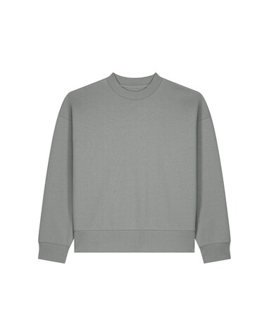 Ryler - Das Boxy Rundhals-Unisex-Sweatshirt aus recycelter Baumwolle - Misty Grey - XL bedrucken, Art.-Nr. STSU255C1381X Ryler - Das Boxy Rundhals-Unisex-Sweatshirt aus recycelter Baumwolle - Misty Grey - XL bedrucken, Art.-Nr. STSU255C1381X